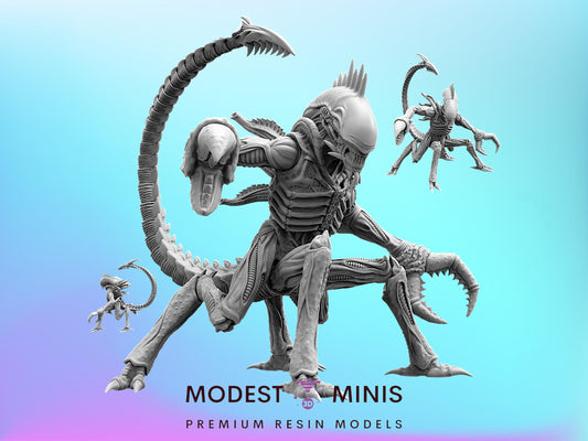 Xeno Scorpocrab - 32mm Scale Alien Miniature | RPG | Sci fi | Cyberpunk | Role Playing | DnD | Papsikel