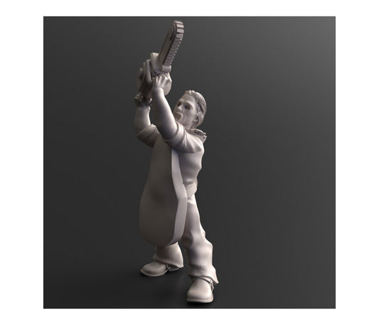 Survivor Tex | 28mm - 100mm Scale Resin Mini | Zombicide | Vaultz