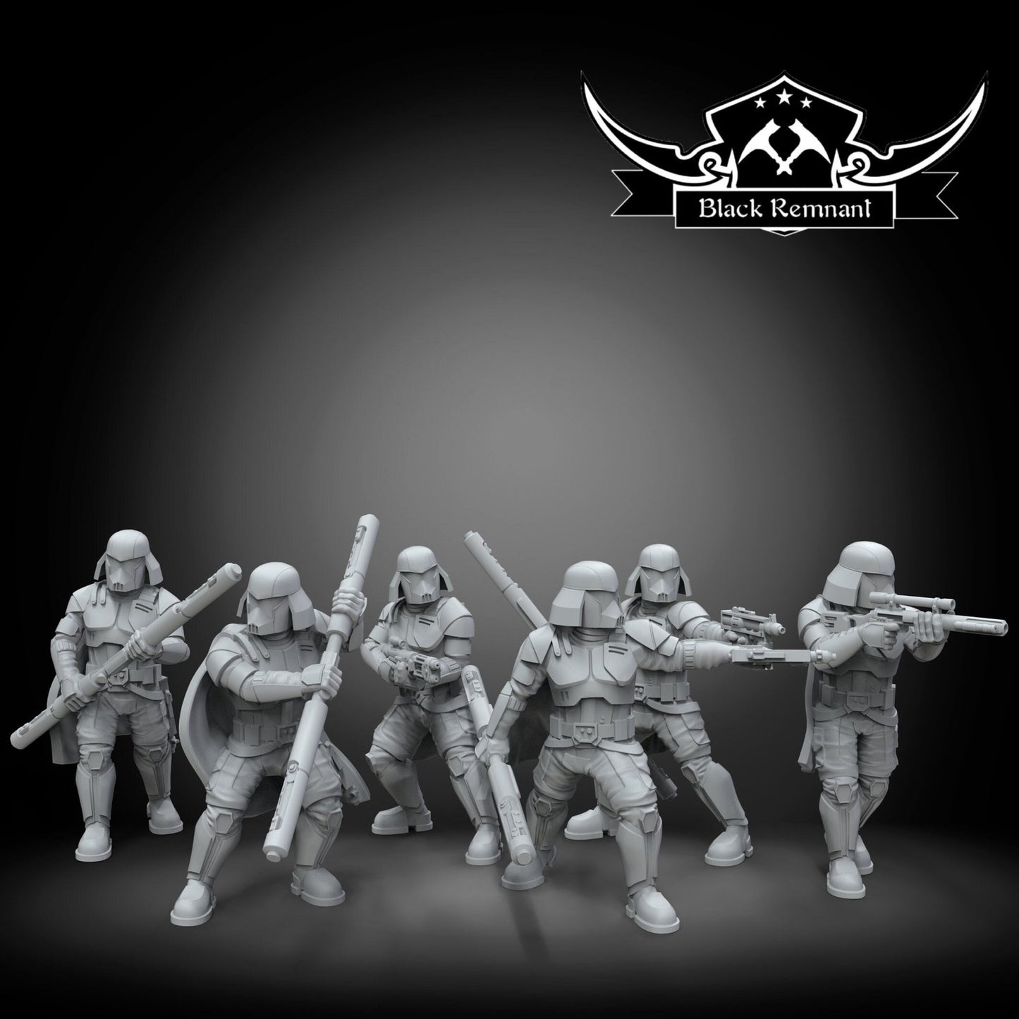 6pc Authority Capital Guard - 28mm - 40mm Scale | Star Wars Legion Mini