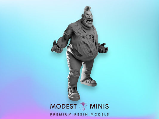 Zombie Fatty | 28mm - 100mm Scale Resin Mini | Zombicide | Vaultz