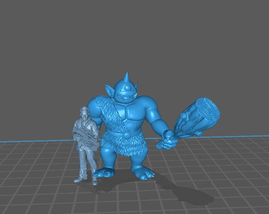DQ Giant - 32mm Scale DnD Miniature | Dungeons and Dragons | Classic JRPG Mini - RN Estudio