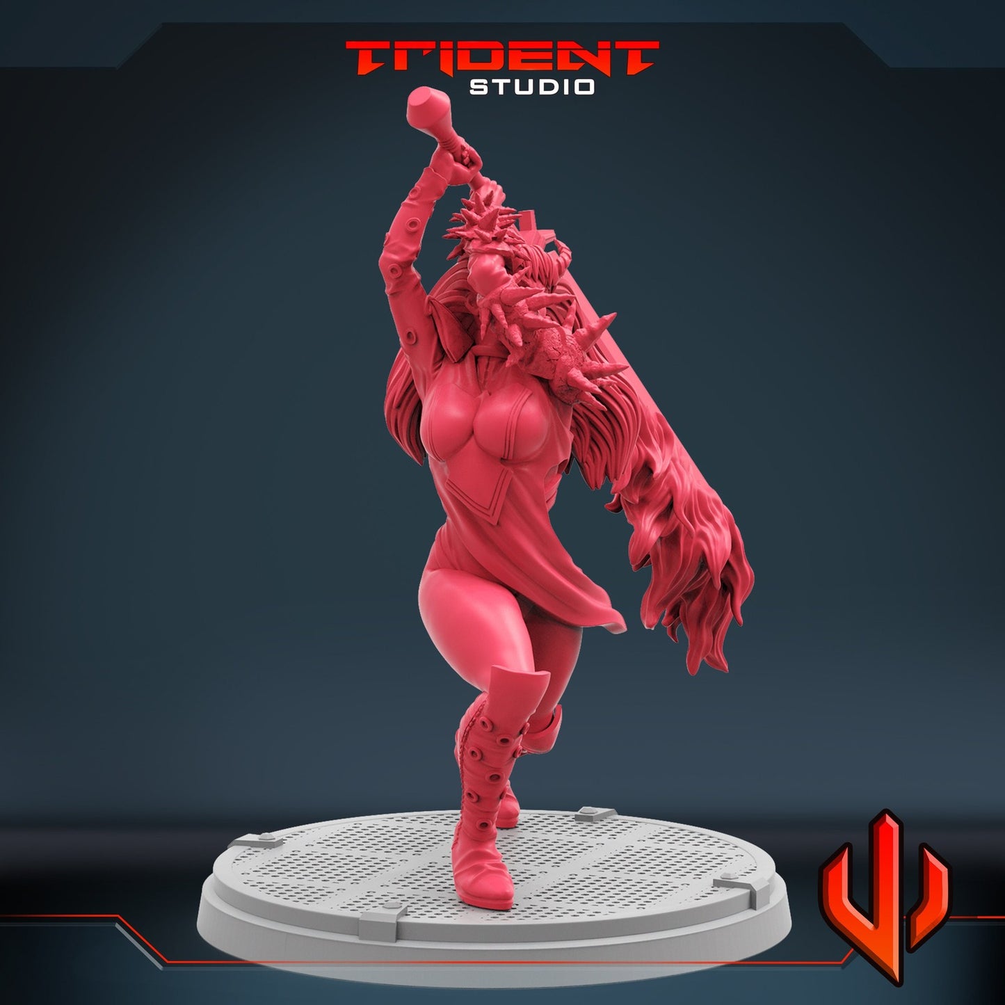 Phoenix Magic B - 40mm  Miniature | Crisis Protocol Proxy | Trident