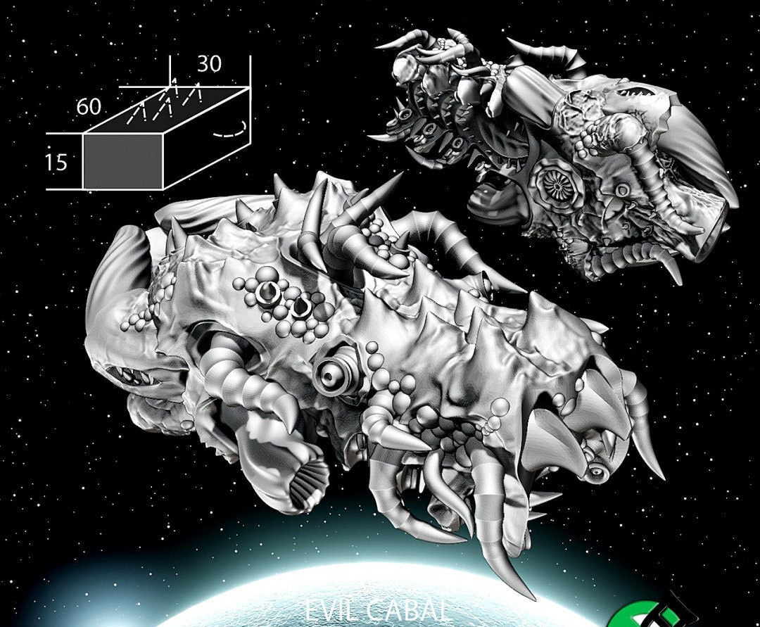 Evil Cabal Flagship - Twilight Imperium | Fleetscale | Starfinder | Billion Suns | Starmada | Firefly | Terra Conflict