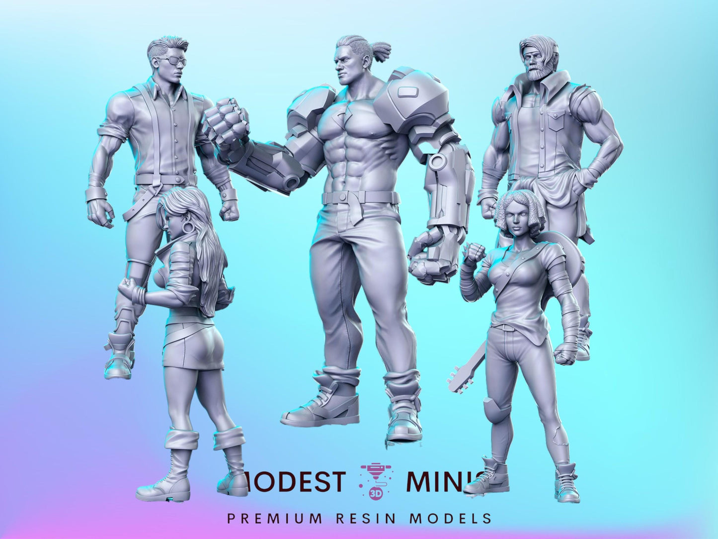 Angry Street - 28mm 32mm 40mm Scale DnD Miniature | Pop Culture | Video Games | RN Estudio
