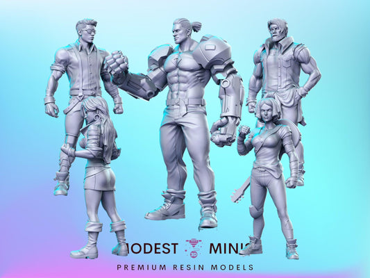 Angry Street - 28mm 32mm 40mm Scale DnD Miniature | Pop Culture | Video Games | RN Estudio