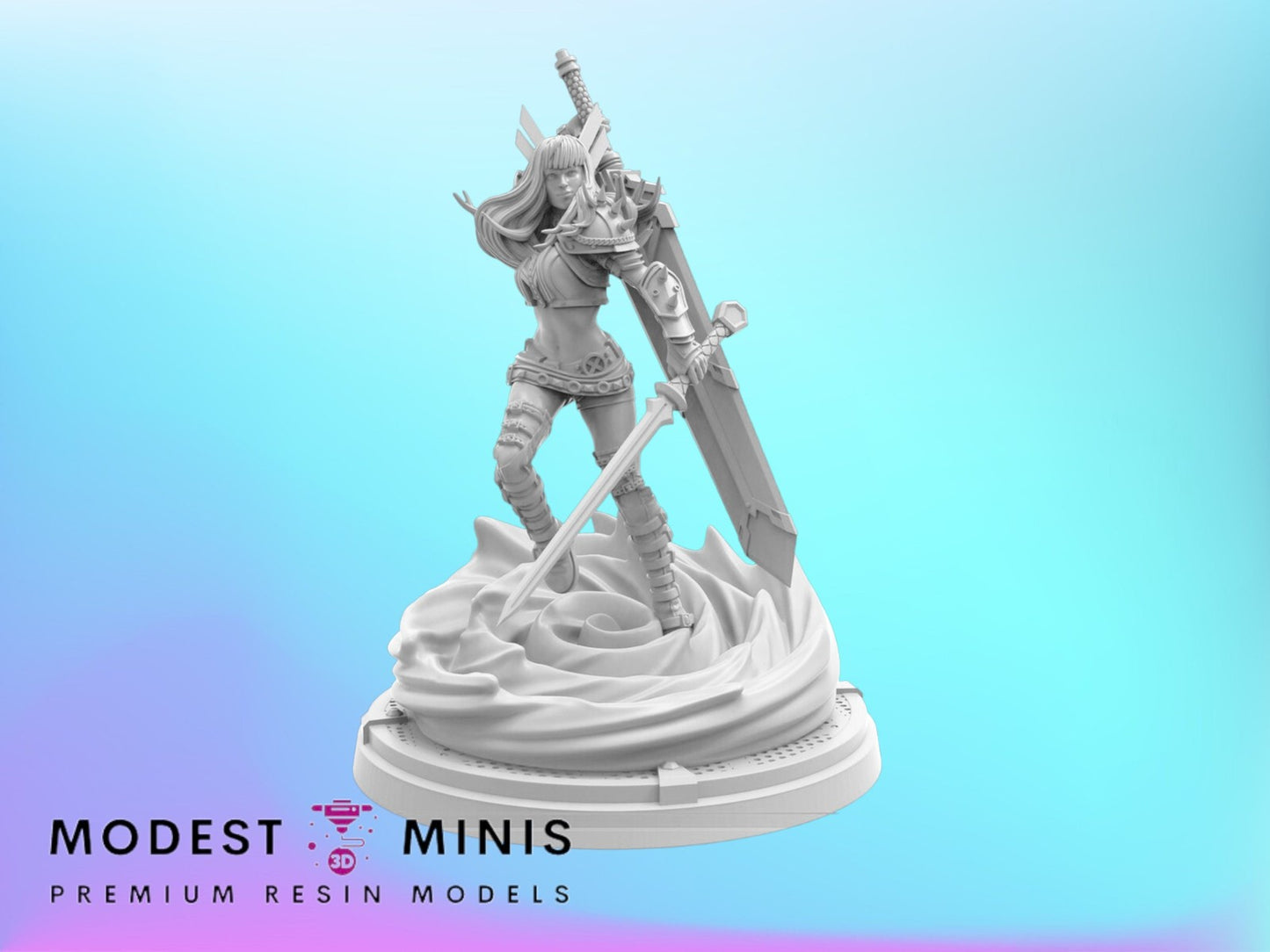 Sorceress Supreme Magik - 40mm  Miniature | Crisis Protocol Proxy | Trident