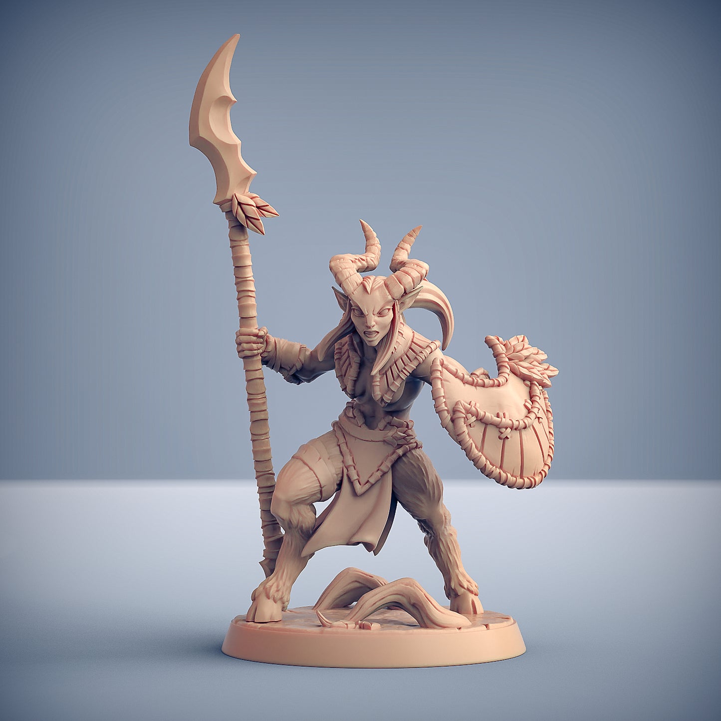 Woodkeeper Satyrs | 28mm - 75mm Scale Resin Minis | DnD | Artisan Guild Arverian Keepers