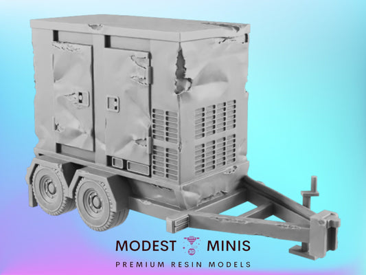 Portable Generator | 28mm - 54mm Scale | Survivor Terrain | Construction Scatter | Sci Fi Terrain | EC3D Badlands