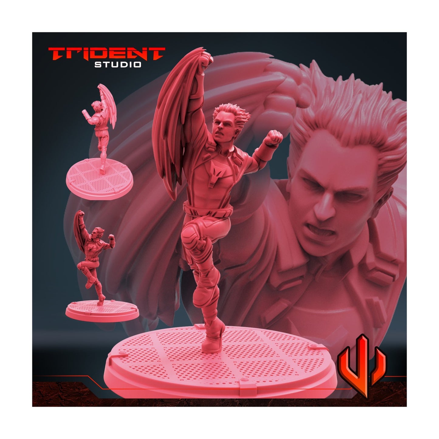 Titan Star A - 40mm  Miniature | Crisis Protocol Proxy | Trident