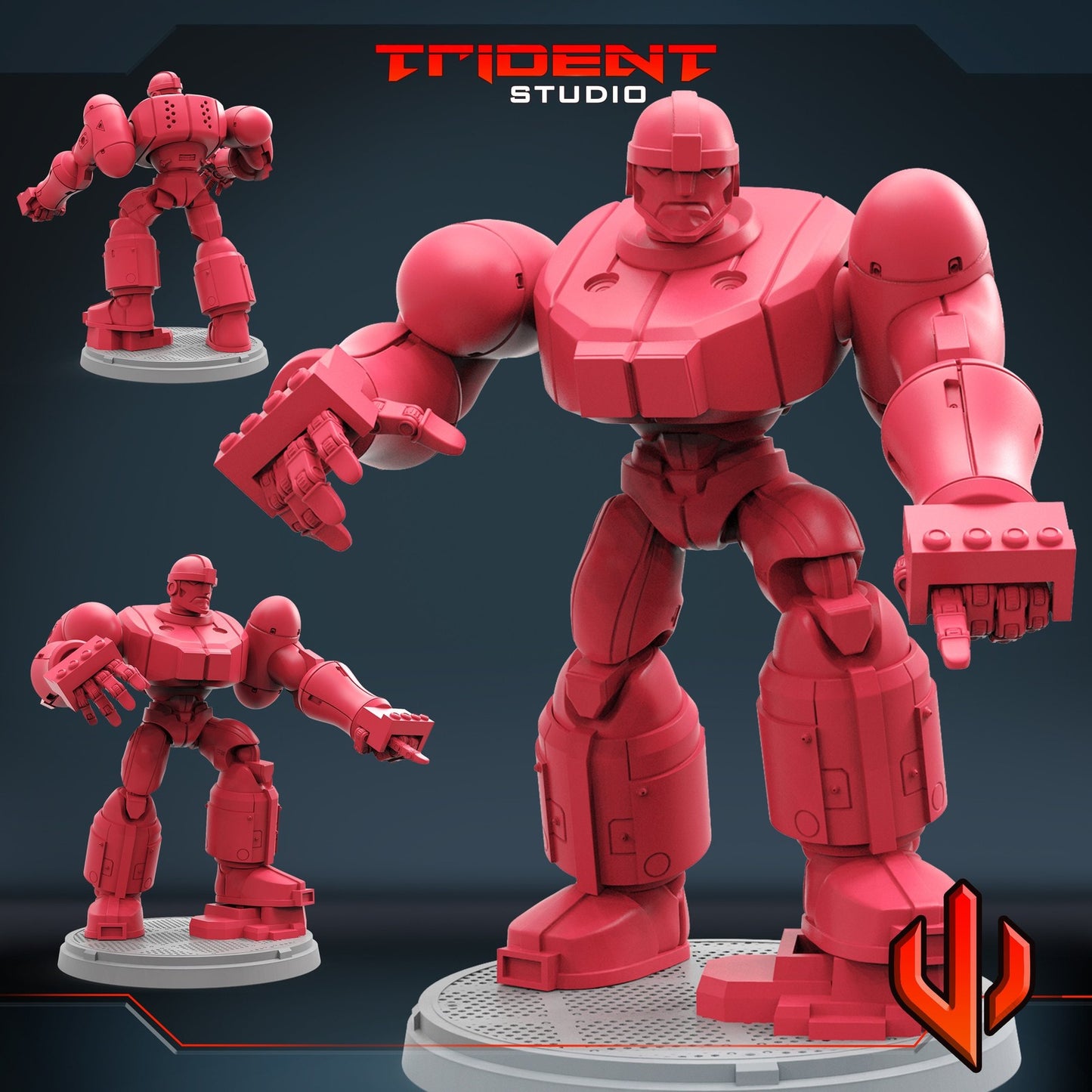 MVC Hunter Robot C - 32mm - 40mm Mini | Crisis Protocol Proxy | Trident