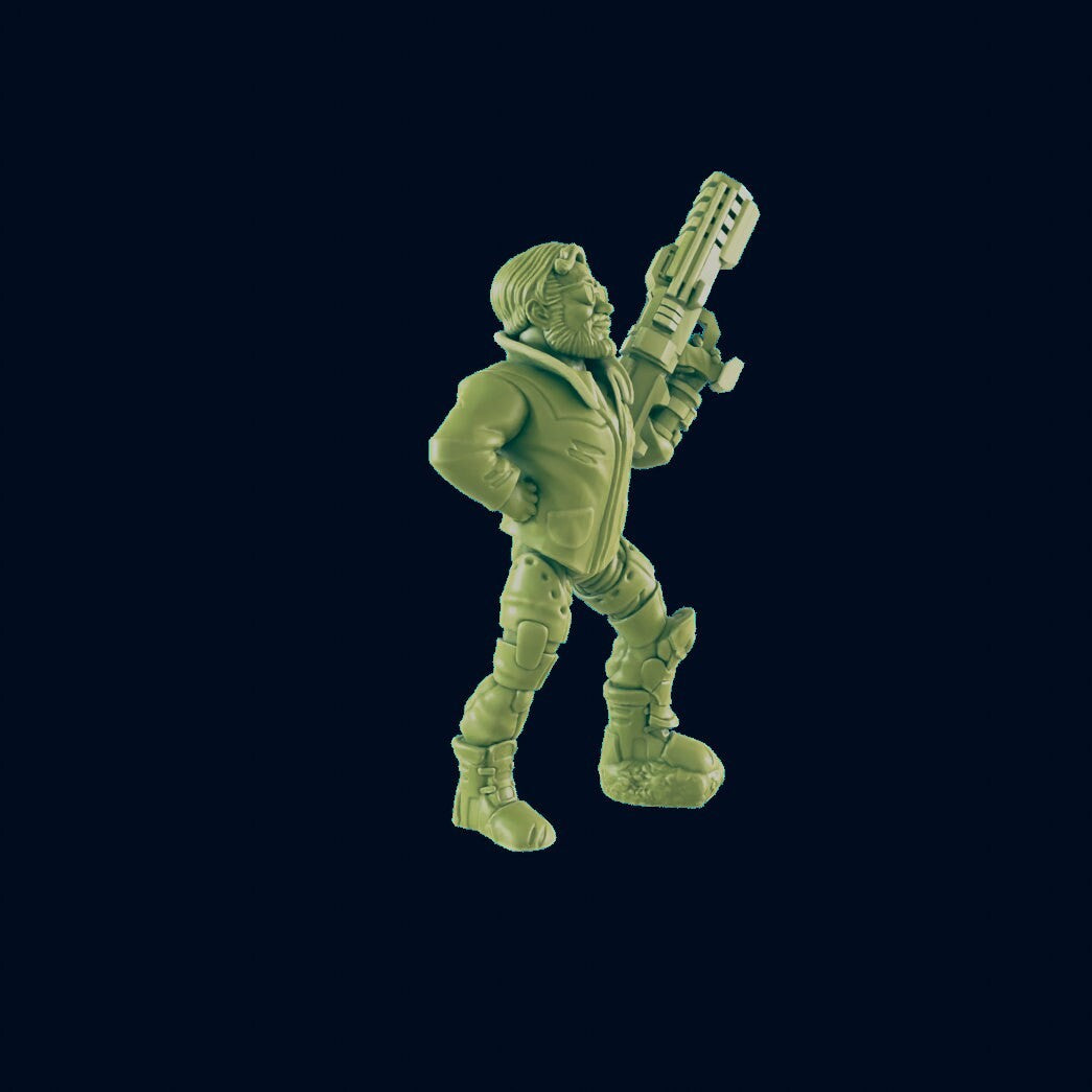 Vault Dweller Male 28mm - 100mm Scale Resin Mini - Survivors | Zombicide | Badlands
