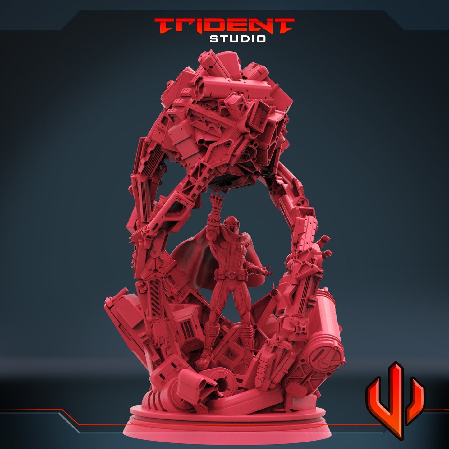 Magnet Master Brotherhood - 40mm  Miniature | Crisis Protocol Proxy | Trident