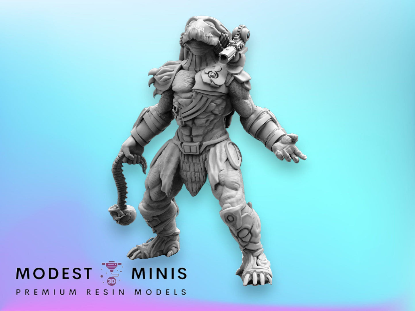 Triumph Skull Hunter - 32mm Scale Alien Miniature | RPG | Sci fi | Cyberpunk | Role Playing | DnD | Papsikel Xenowars