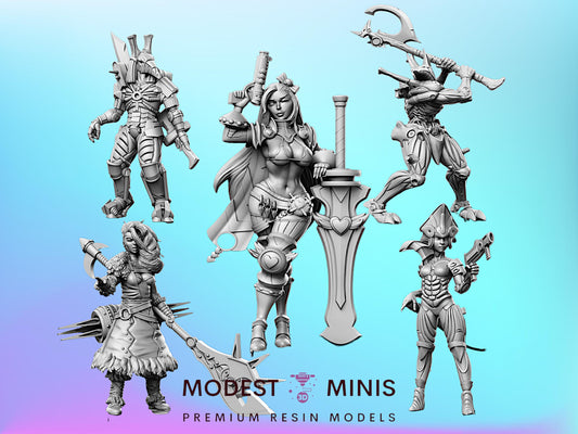 RN Cyberpunk 2 - Resin Cyberpunk Miniature  |  | RN Estudio