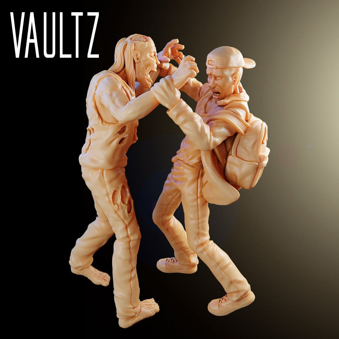 Zombie Attack | 28mm - 100mm Scale Resin Mini | Zombicide | Vaultz