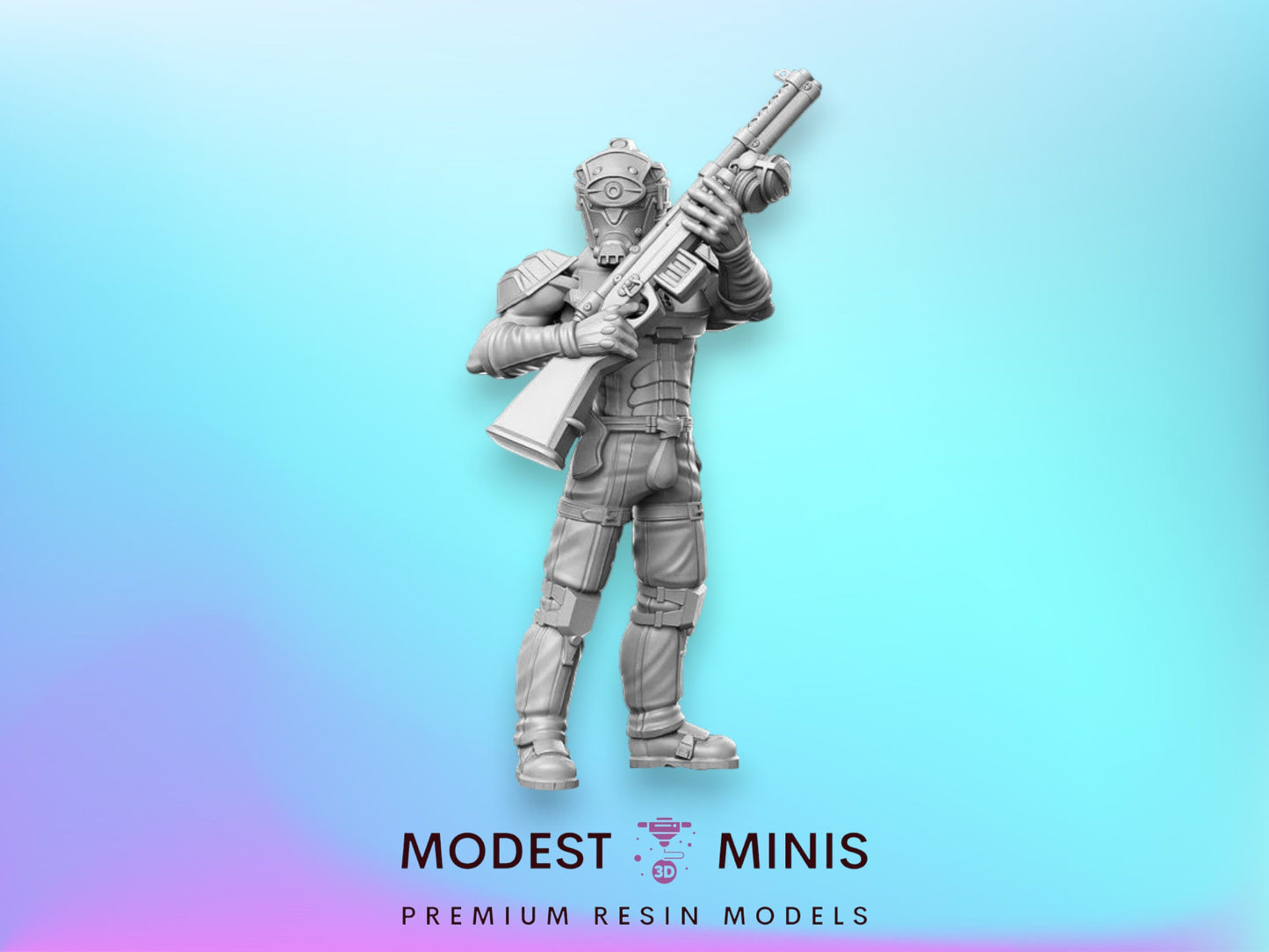 Cerberus Soldier - 32mm Scale DnD Miniature | Dungeons and Dragons | Final Fantasy | RPG - RN Estudio
