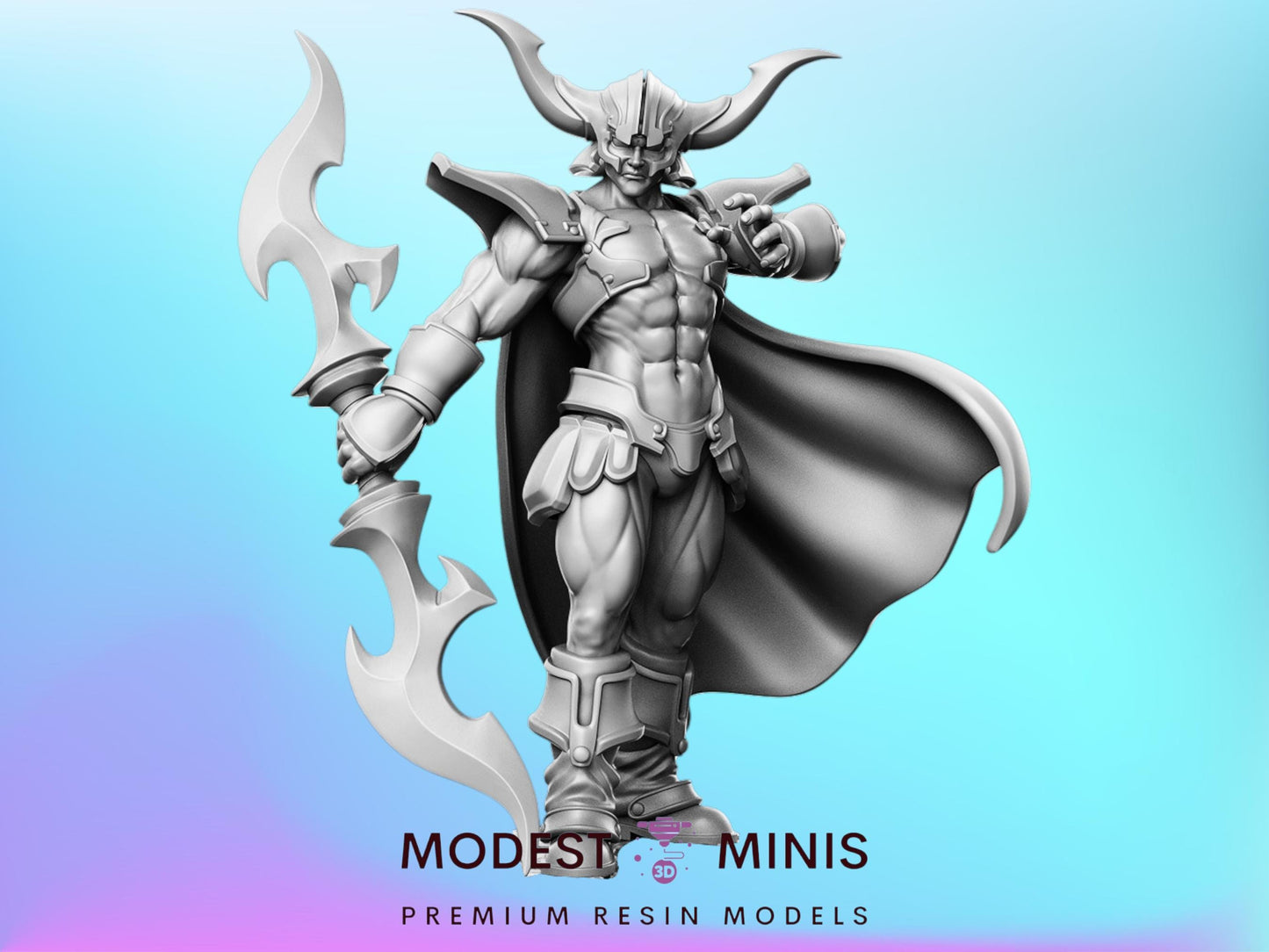 DQ Duran - 28mm 32mm scale miniature Pop Culture | Dungeons and Dragons | JRPG Mini - RN Estudio