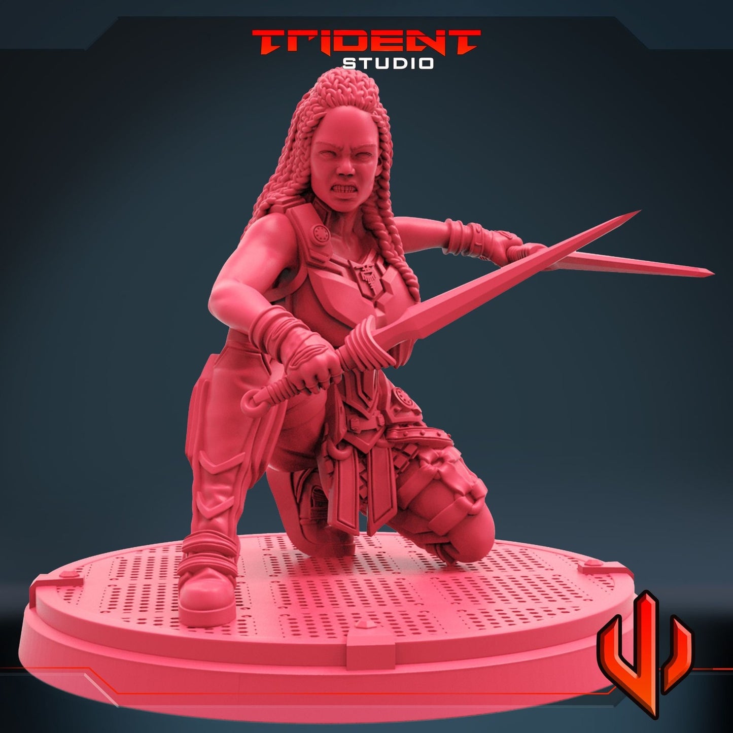 Norse Angel A - 40mm  Miniature | Crisis Protocol Proxy | Trident