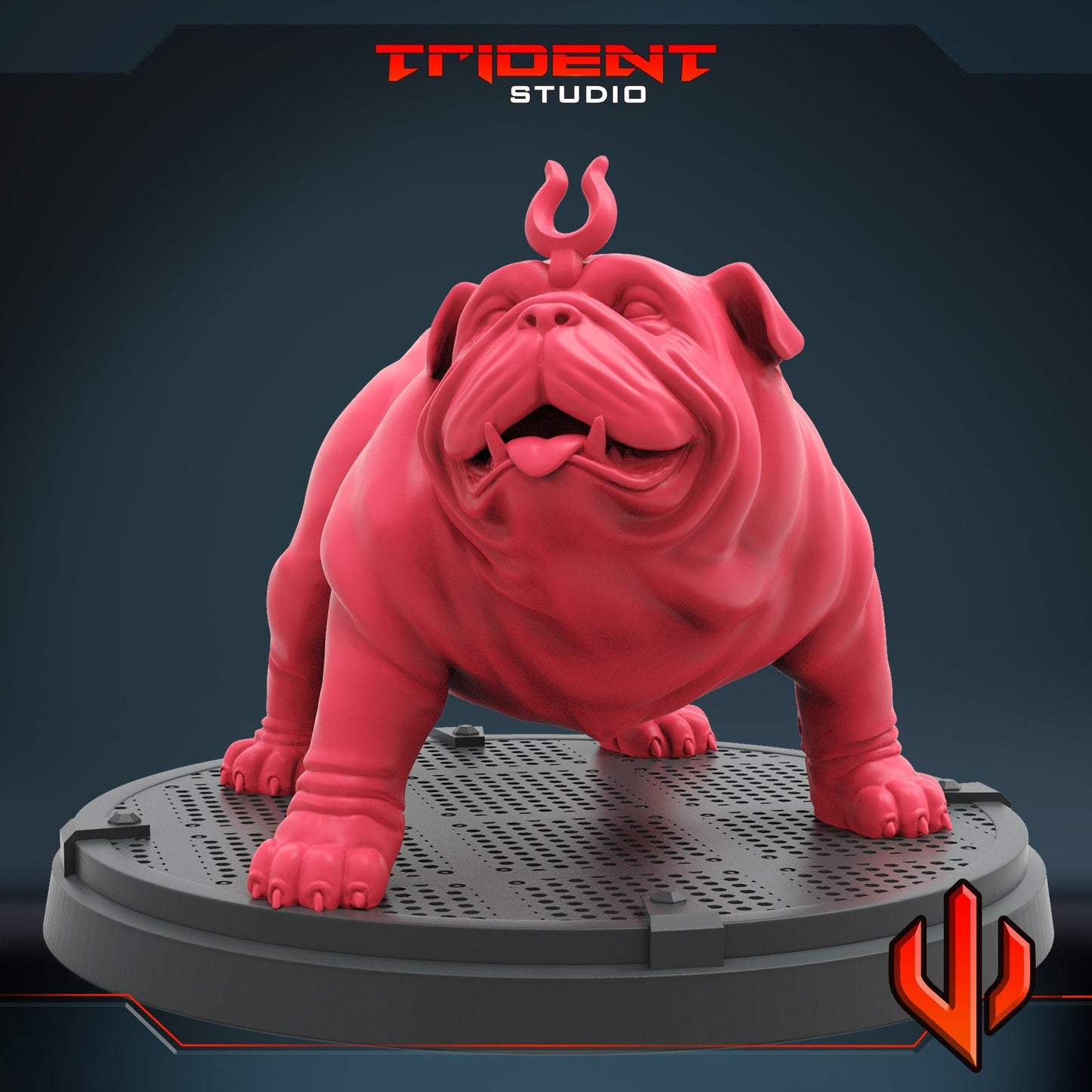 Big Teleporting Bully Lockjaw - 40mm  Miniature | Crisis Protocol Proxy | Trident