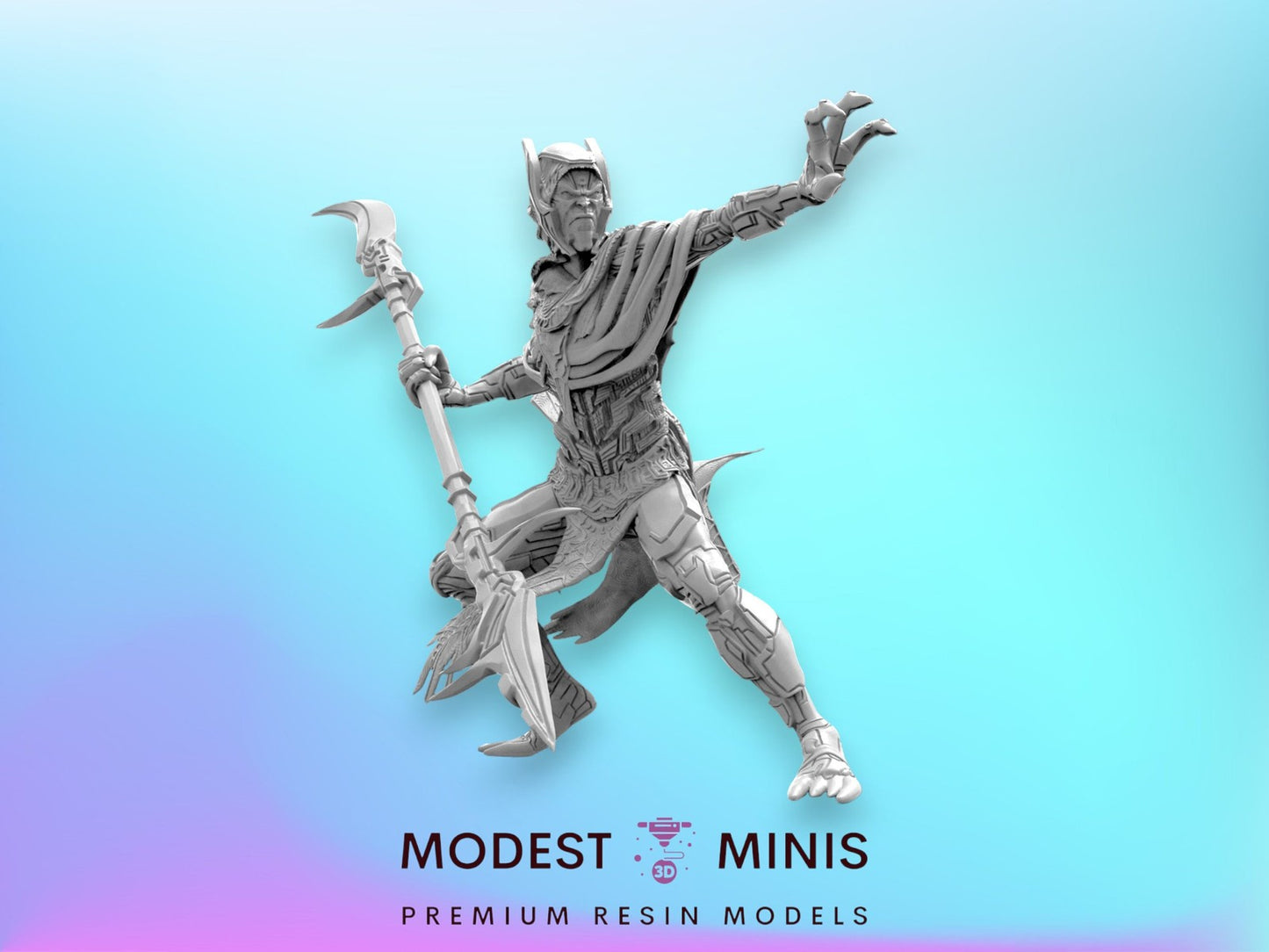 Glaive Fighter A - 40mm  Miniature | Crisis Protocol Proxy | Trident