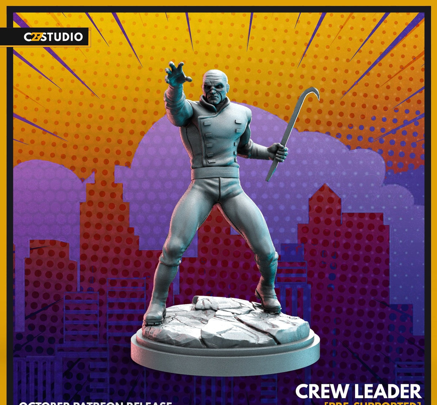Crew Leader - 32mm - 40mm Mini | Crisis Protocol Proxy | C27