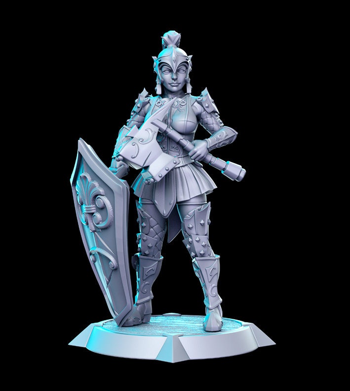 West RPG Cara - 28mm 32mm Scale DnD Miniature | Dungeons and Dragons | RN Estudio