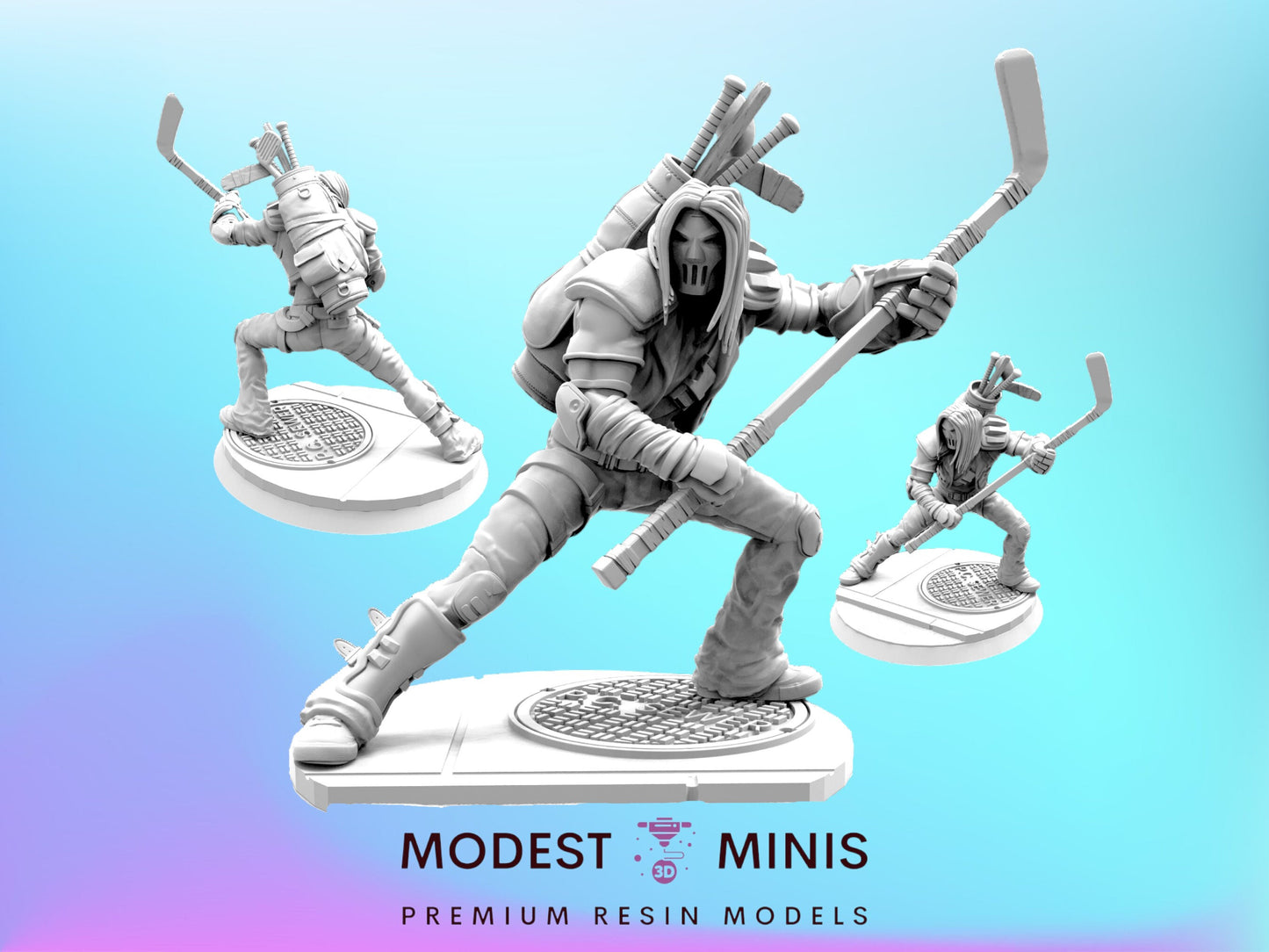 Crazed Vigilante CJ - 32mm Scale Cyberpunk Mini  | Papsikels