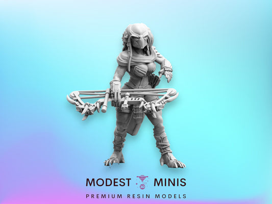 Danika the Vixen - Resin 3D Print Alien Miniature | RPG | Sci fi | Cyberpunk | Role Playing | DnD | Papsikel