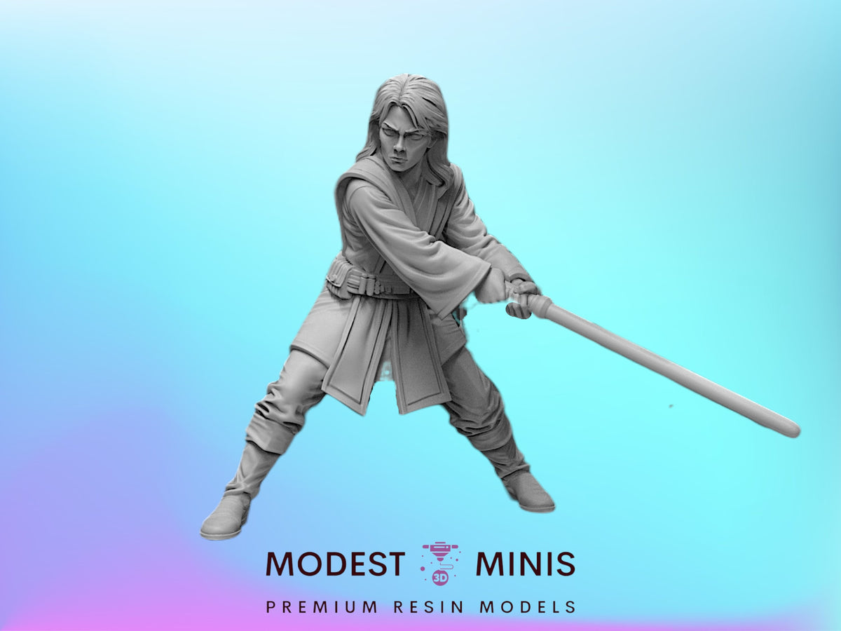 Compassionate force guardian - 28mm - 40mm Scale  Black Remnant Star Wars Mini