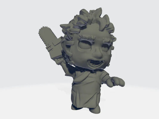 Chibi Leatherface - 28mm - 54mm Scale