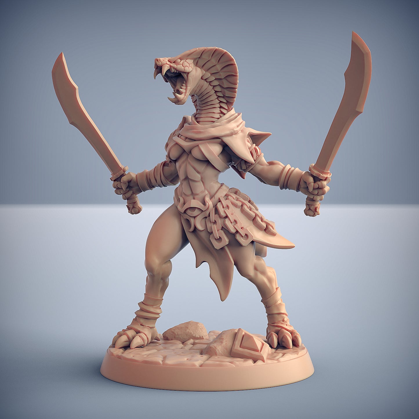 Nagarot Thralls | 28mm - 75mm Scale Resin Minis | DnD | Frostgrave Artisan Guild Maneater Nagarots