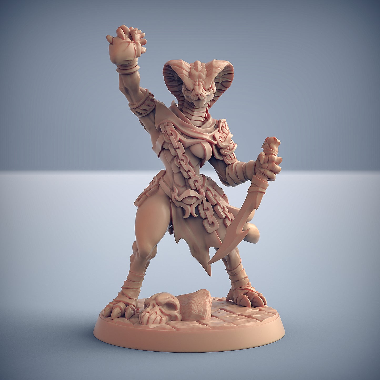 Nagarot Thralls | 28mm - 75mm Scale Resin Minis | DnD | Frostgrave Artisan Guild Maneater Nagarots
