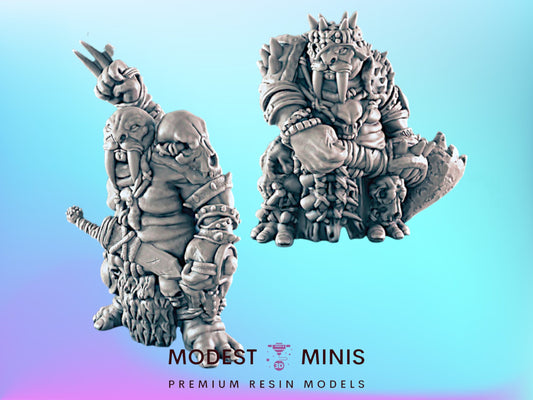 Walrusfolk Set | 25mm - 75mm Scale | DnD | EC3D Fantasy Mini