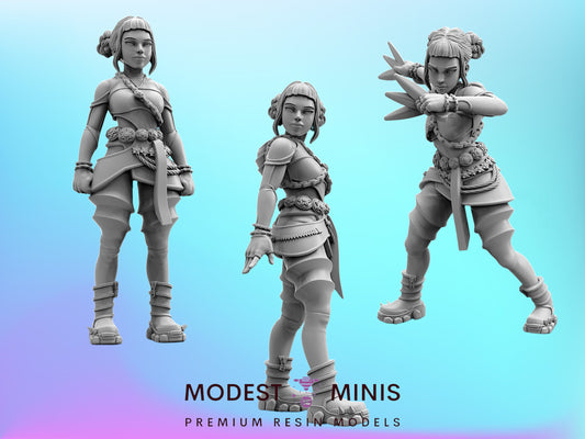 Idol Demon Hunter Zoey - 32mm Scale Cyberpunk Mini | Papsikels